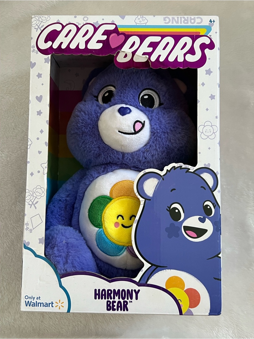 2021 Walmart Exclusive Kindness Keepers Care Bears Harmony Bear 14in Plush -READ